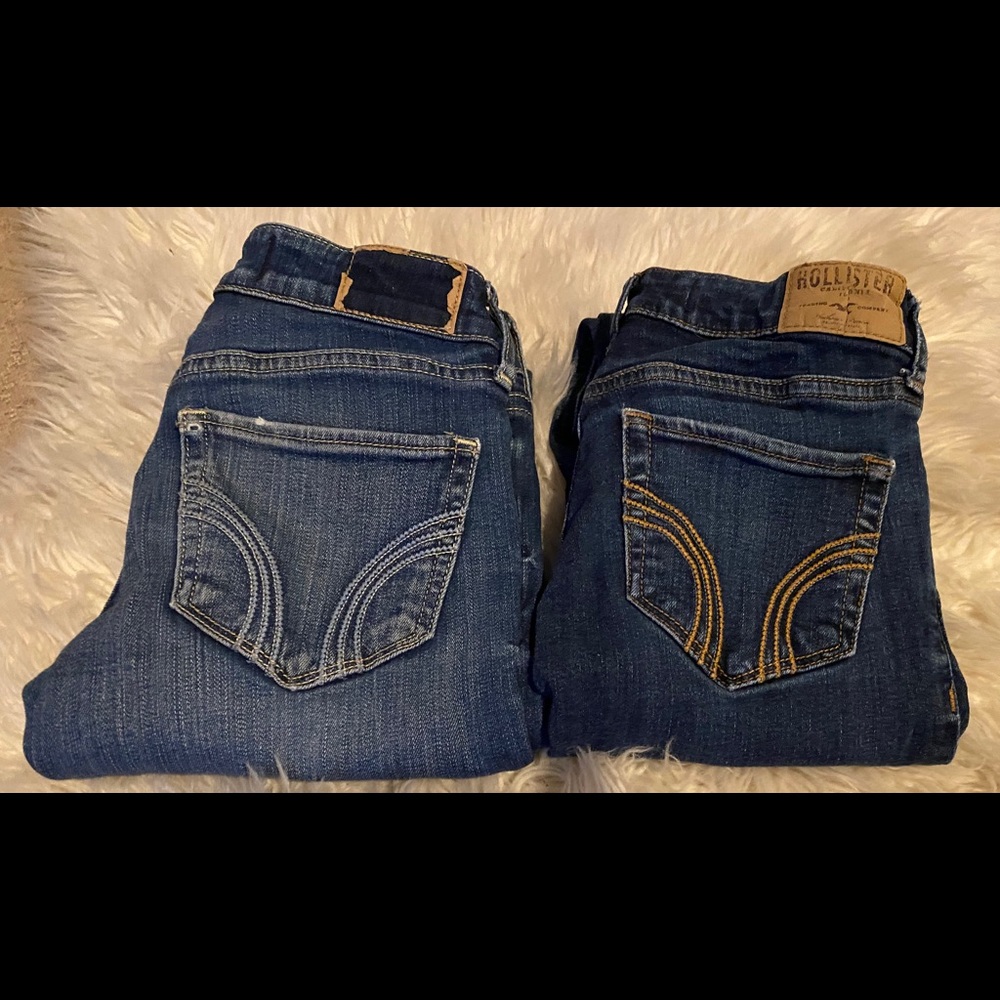 2 pairs xs HOLLISTER skinny JEANS LOT 00 23